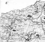 1795, Yeakell & Gardner's map is an attempt to show fields but not accurately. Limited hachuring. Spelling is improving. Roads are more accurately shown.
