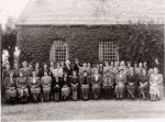 Rudgwick Women's Institute outside the Jubilee Hall, 1949. Many but not all names have been put to these faces