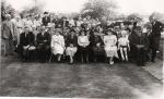 An old folk's tea part at Windacres, 1951. A number of these people have been identified