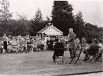 Col Frederick Gough MP for Horsham addresses Rudgwick Conservatives at Windacres, 1952. Windacres was then owned by N F Gossage Esq