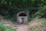 the Rudgwick (southern) entrance to Baynards Tunnel. The Downs Link by-passes this over the hill.