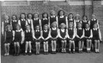 Rudgwick School, senior girls ( children spent their whole school life in the village school in Bucks Green